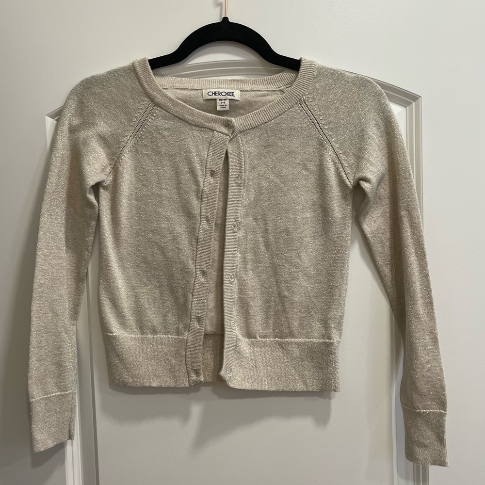 Shimmery gold sweater